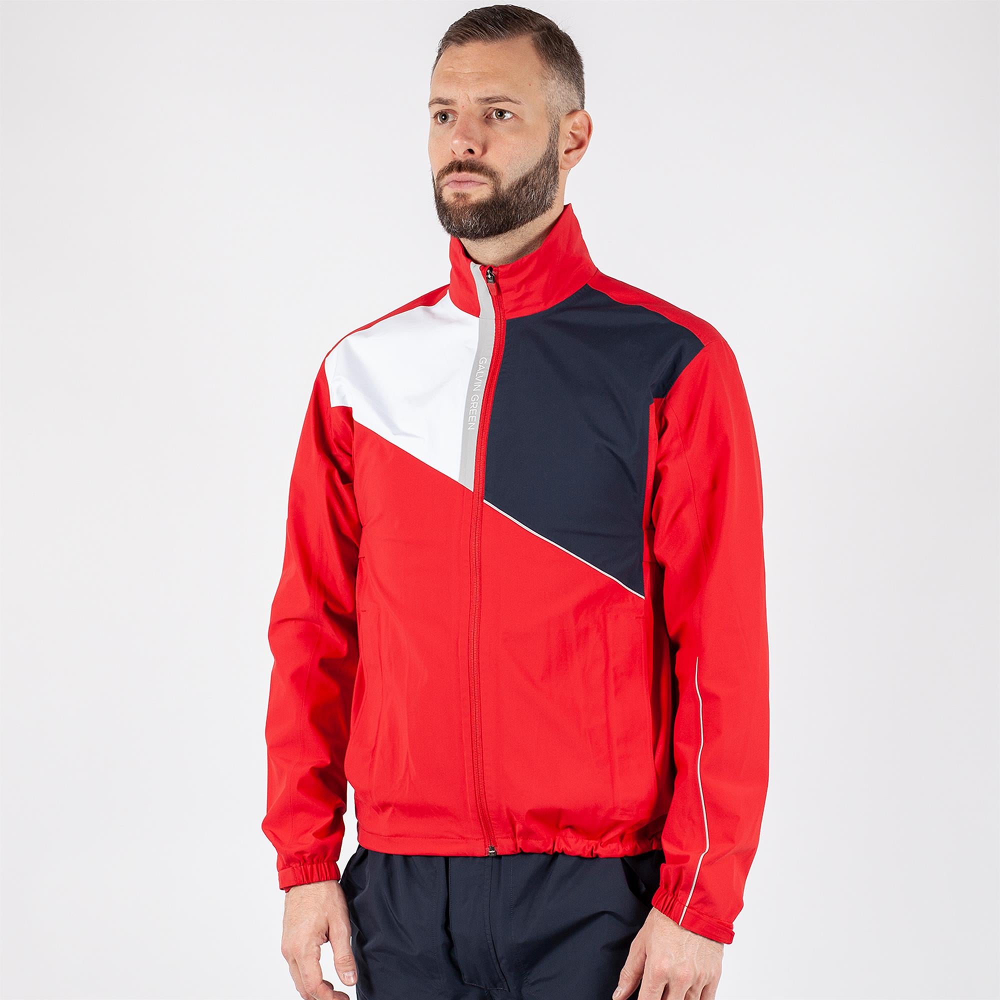 Galvin Green Apollo Gore-Tex Waterproof Jacket Red/White/Navy/Cool